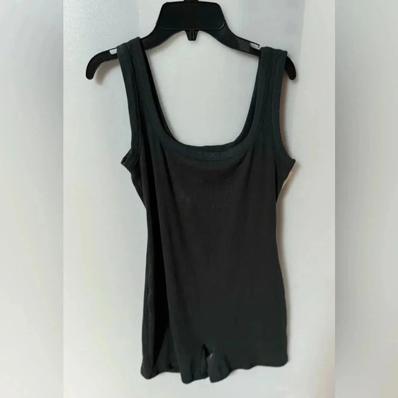 SKIMS Cotton Rib One Piece Women’s Bodysuit Black Size Large $78.00 - Picture 2 of 5
